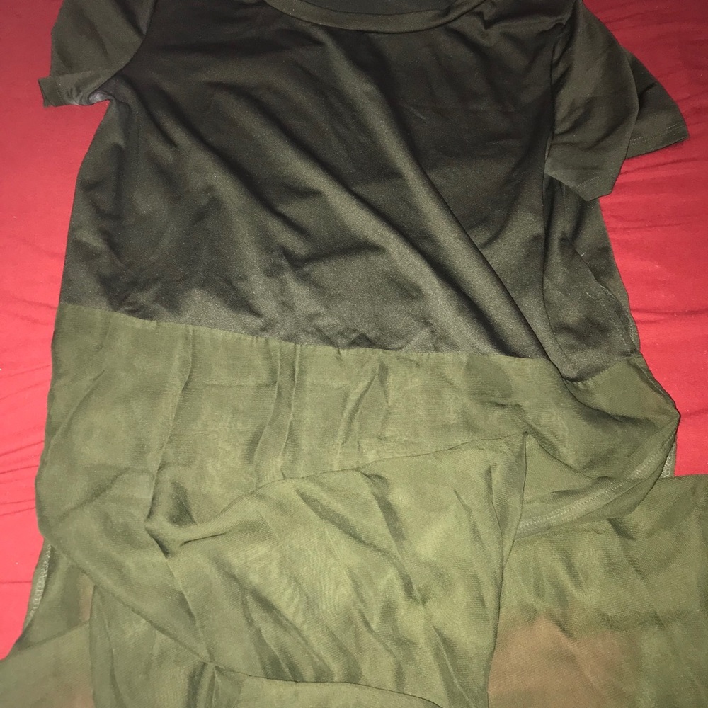 Long silk top